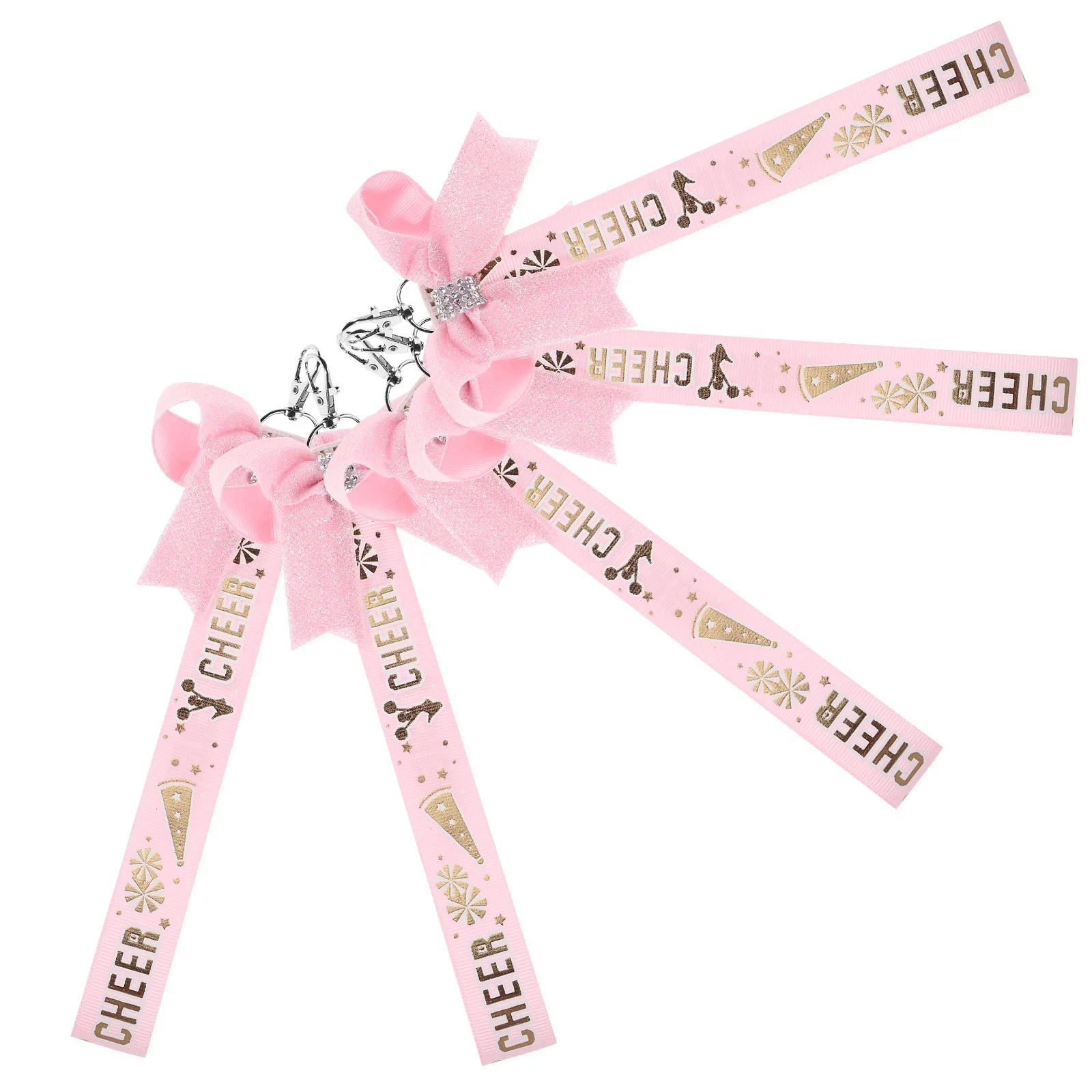 

5 шт., брелок для ключей с бантом, лента, милый модный стильный брелок для ключей, сумка для поддержки, аксессуары для рюкзаков, брелок с бантом