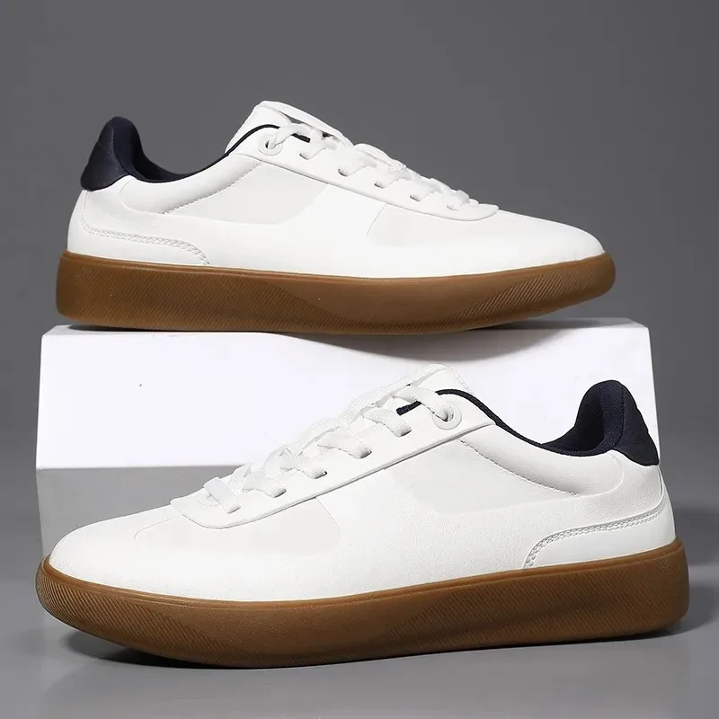 

2026, новая обувь из натуральной кожи, женские и мужские кроссовки на шнуровке, весна-лето, модная повседневная обувь на платформе, мужская повседневная обувь