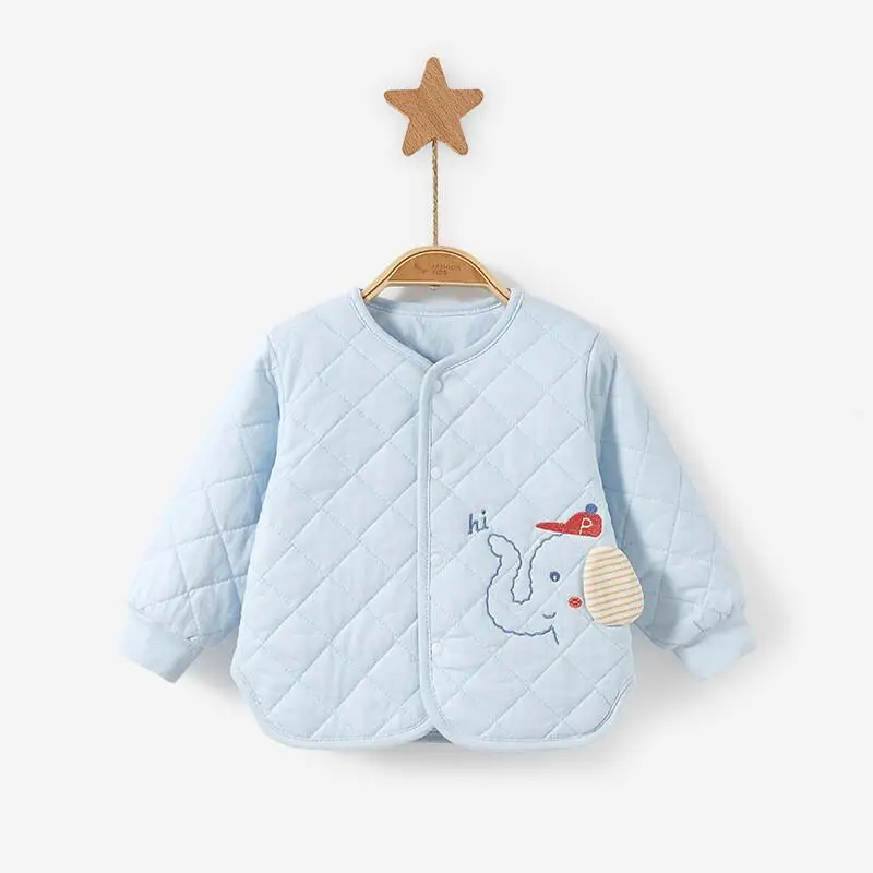 

Детская куртка на хлопковой подкладке, одежда для мальчиков и девочек, весенне-осенняя верхняя одежда, повседневная одежда, легкие милые пальто, зимняя одежда для дома
