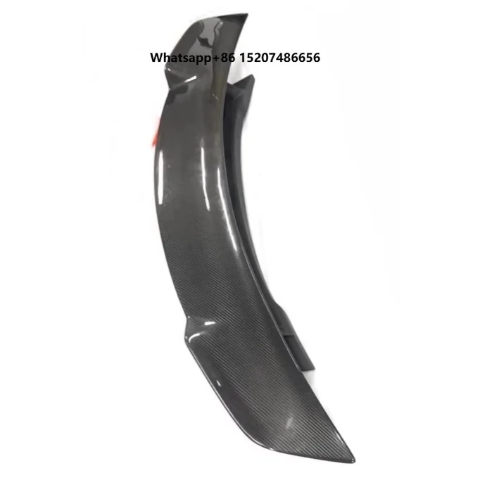 New Arrival SD Style Half Carbon Fiber Rear Trunk Spoiler Wing for Carrera 4S Spioler Car Exterior Accessories