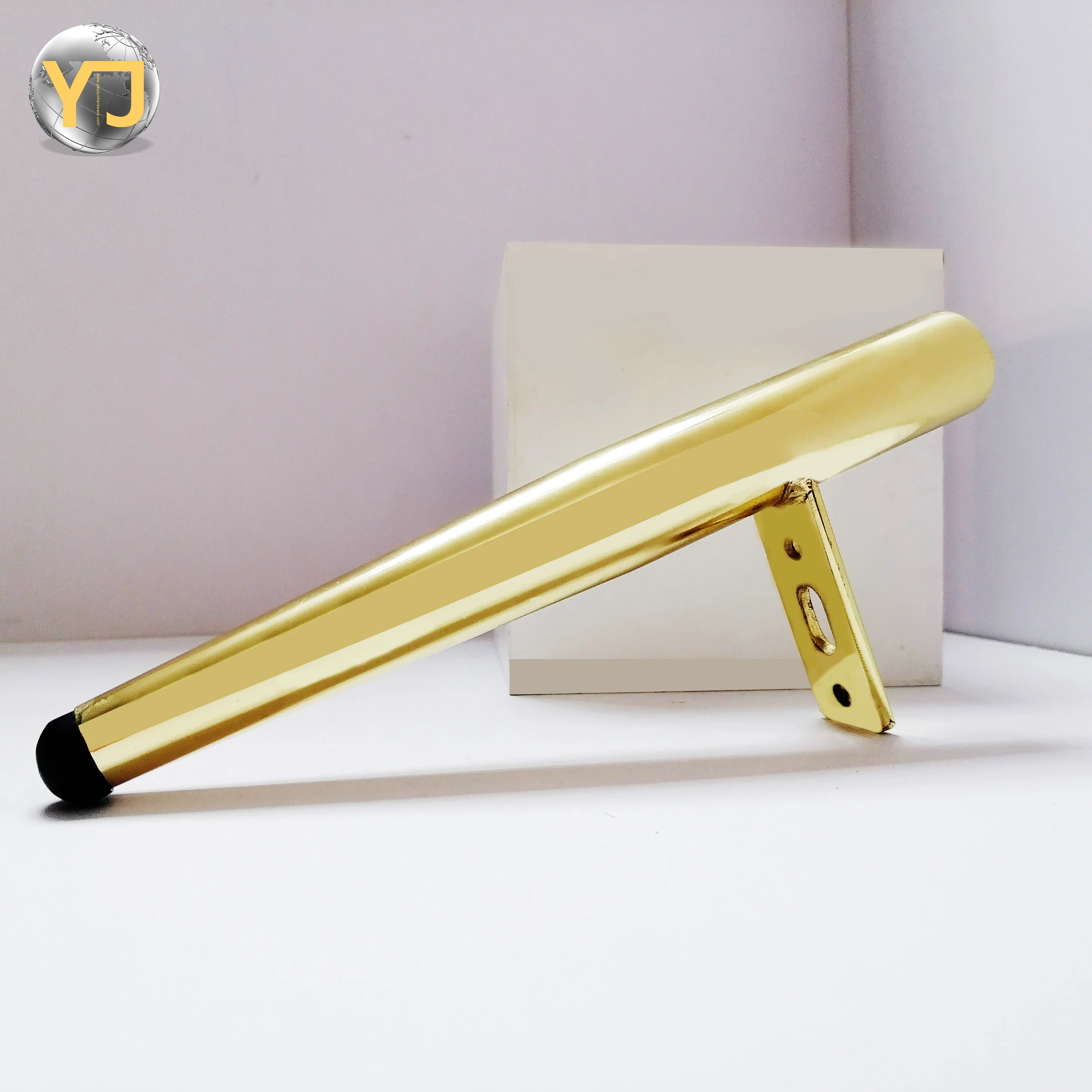 

4pcs European style lightweight luxury gold sofa hardware legs, metal furniture supports table cones, bookshelves, sofas