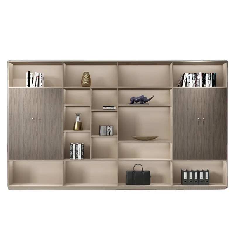 Contemporary Modern Wooden File Cabinets Office Furniture For Organizing Documents In Supermarket Storage