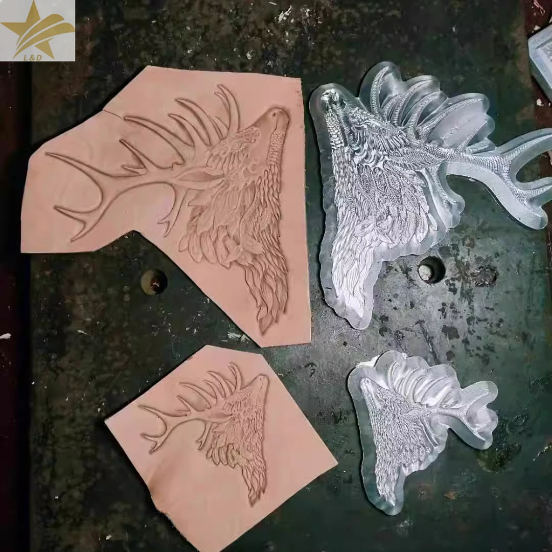 

3D-штамп для тиснения из оленьей кожи, инструмент для вырезания логотипов из алюминиевого сплава, инструмент для ручной гравировки, материалы для рукоделия DIY