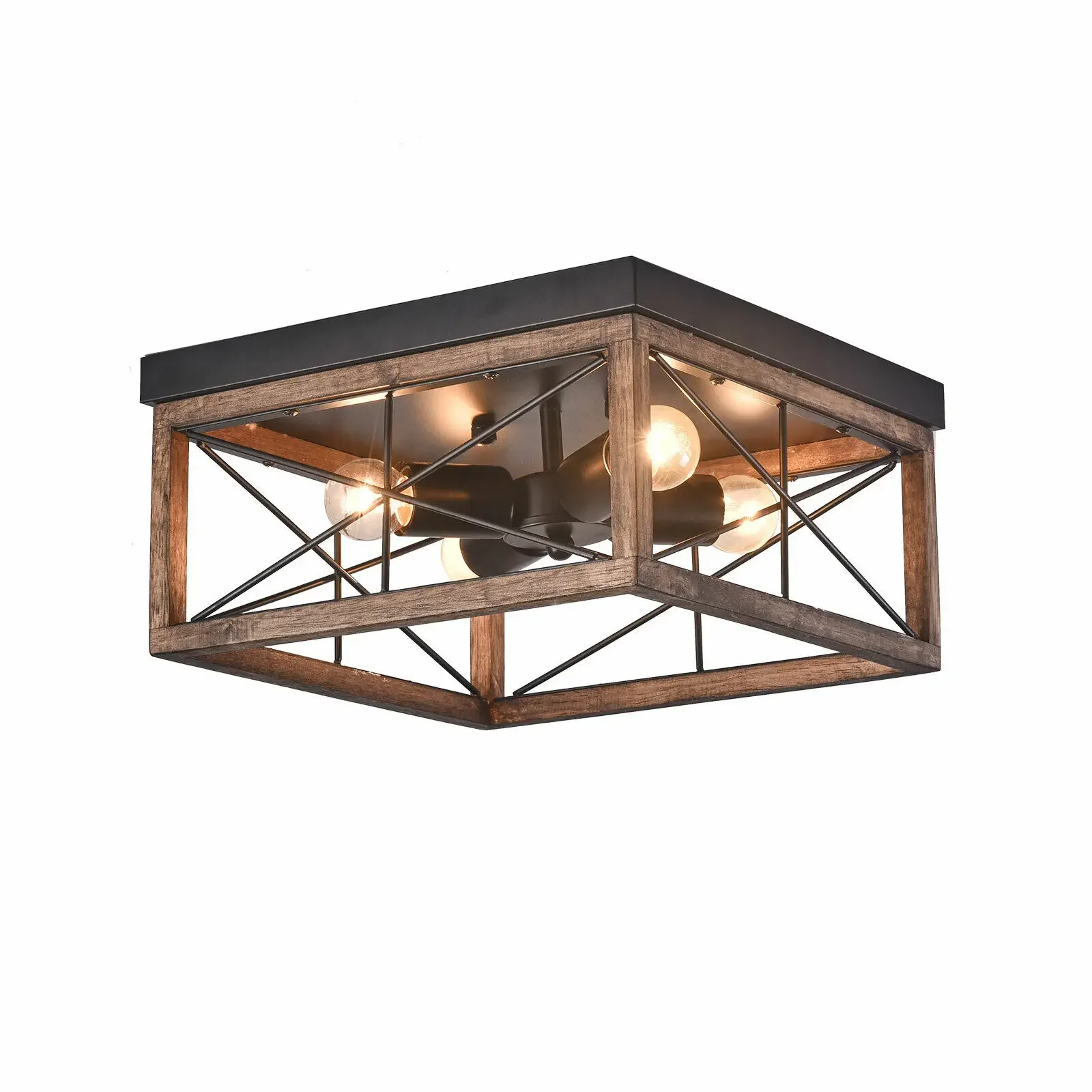

Farmhouse Chandelier Ceiling Fixture Glass Pendant Light Kitchen Island Lamp