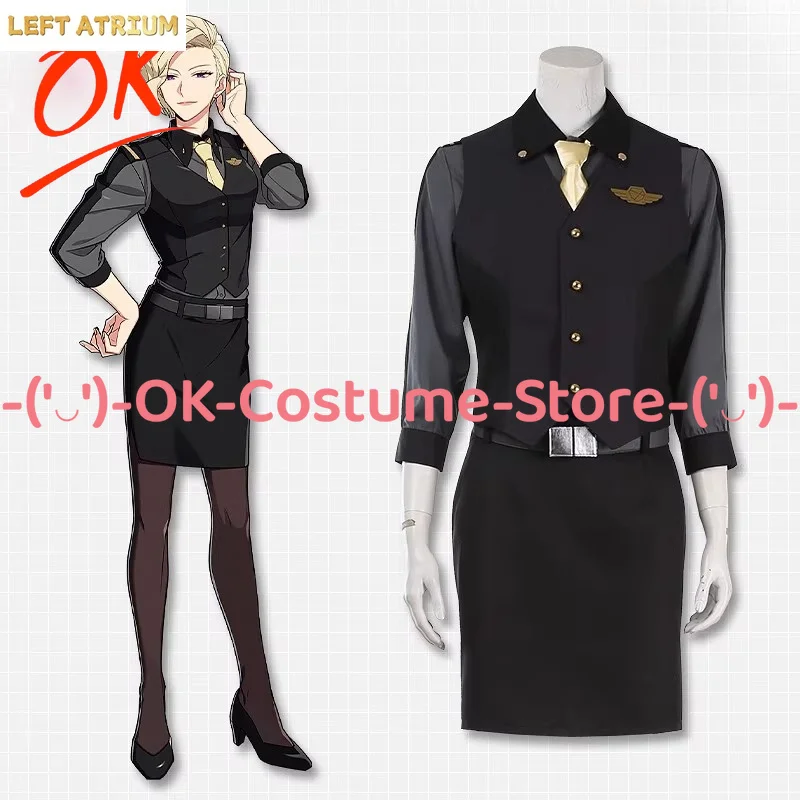

[Customized Size] HELIOS Rising Heroes Lily McQueen Cosplay Costume Game Character Outfit Halloween Carnival Party Uniform Suit