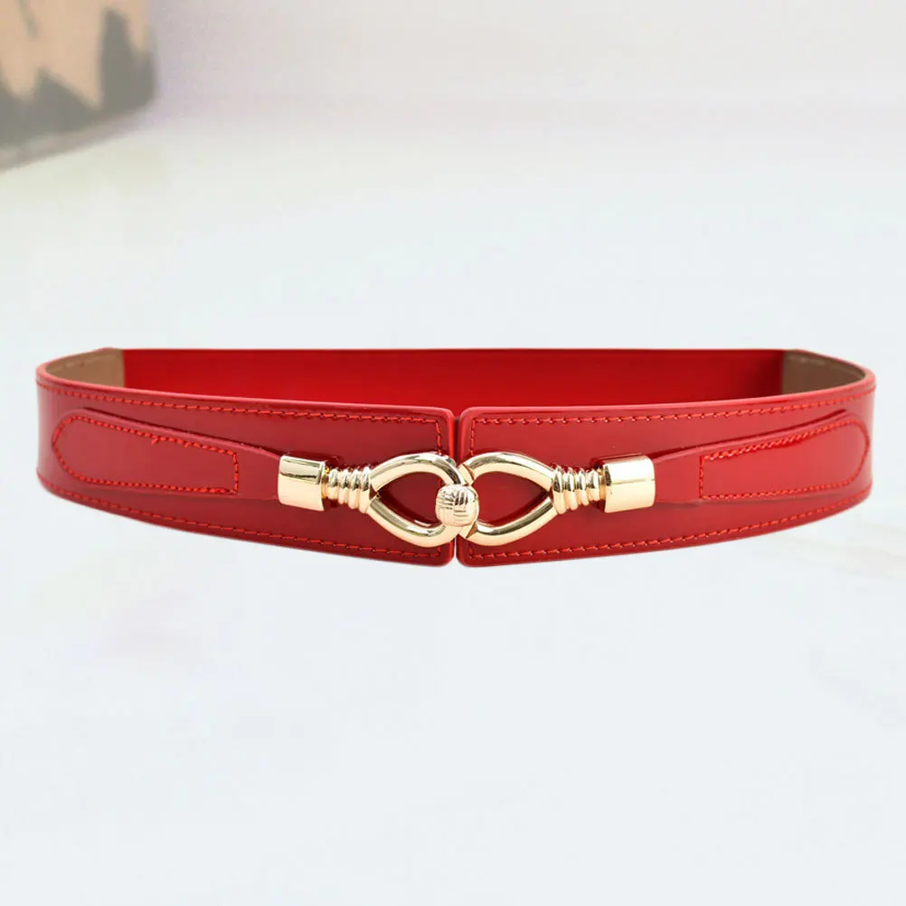 

1pc Pu Waist Belt For Women Adjustable Vintage Style Strap For Jeans Trousers Leopard Print Fashion Waistband
