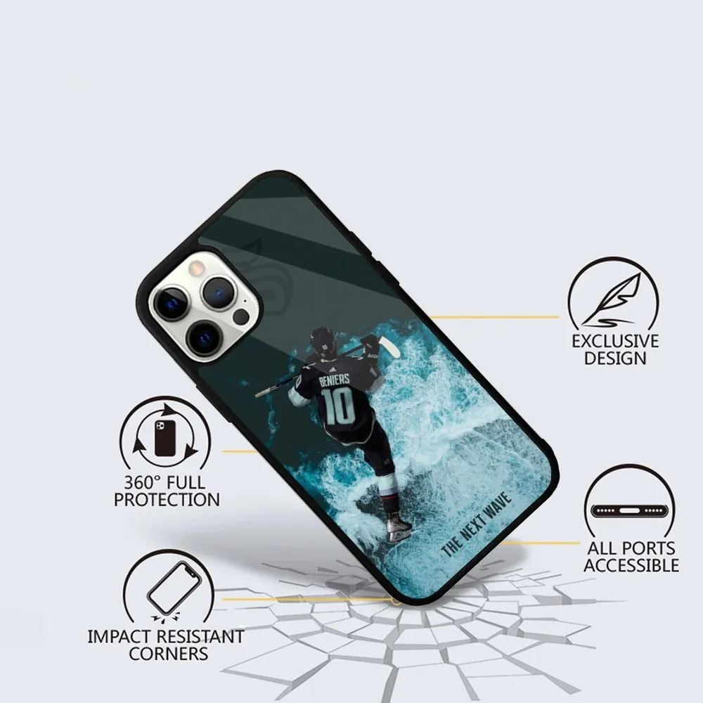 L-Lce Hockey is Life  Phone Case For iPhone 15,14,13,12,11,Plus,Pro,Max Mini Magsafe Magnetic Wireless Charging