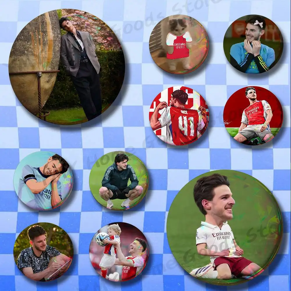 Pins de Personajes de Dibujos Animados de Declan Rice de la Selección de Fútbol de Irlanda 2026, Broches para Decoración de Bolsos y Zapatos, Regalos de Joyería