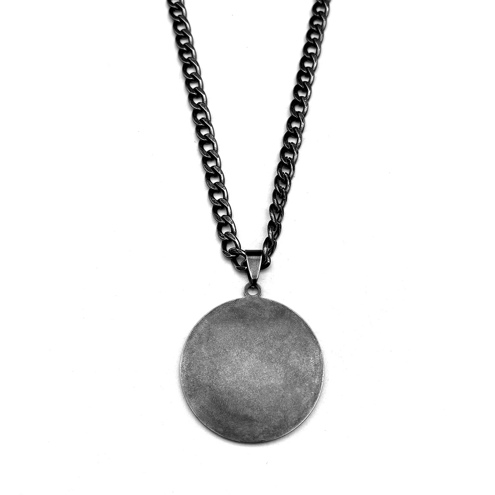Hebrew Scripture Magen Star of David Chai Hexagram Necklace for Men Stainless Steel Kabbalah Jewish Judaism Amulet Jewelry