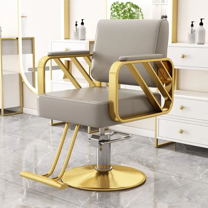 Professional Salon Beauty Barber Chair Luxury Classic Cheap Hair Wash Chair Leg Rest Armrest Design Oriented Cadeira Furniture