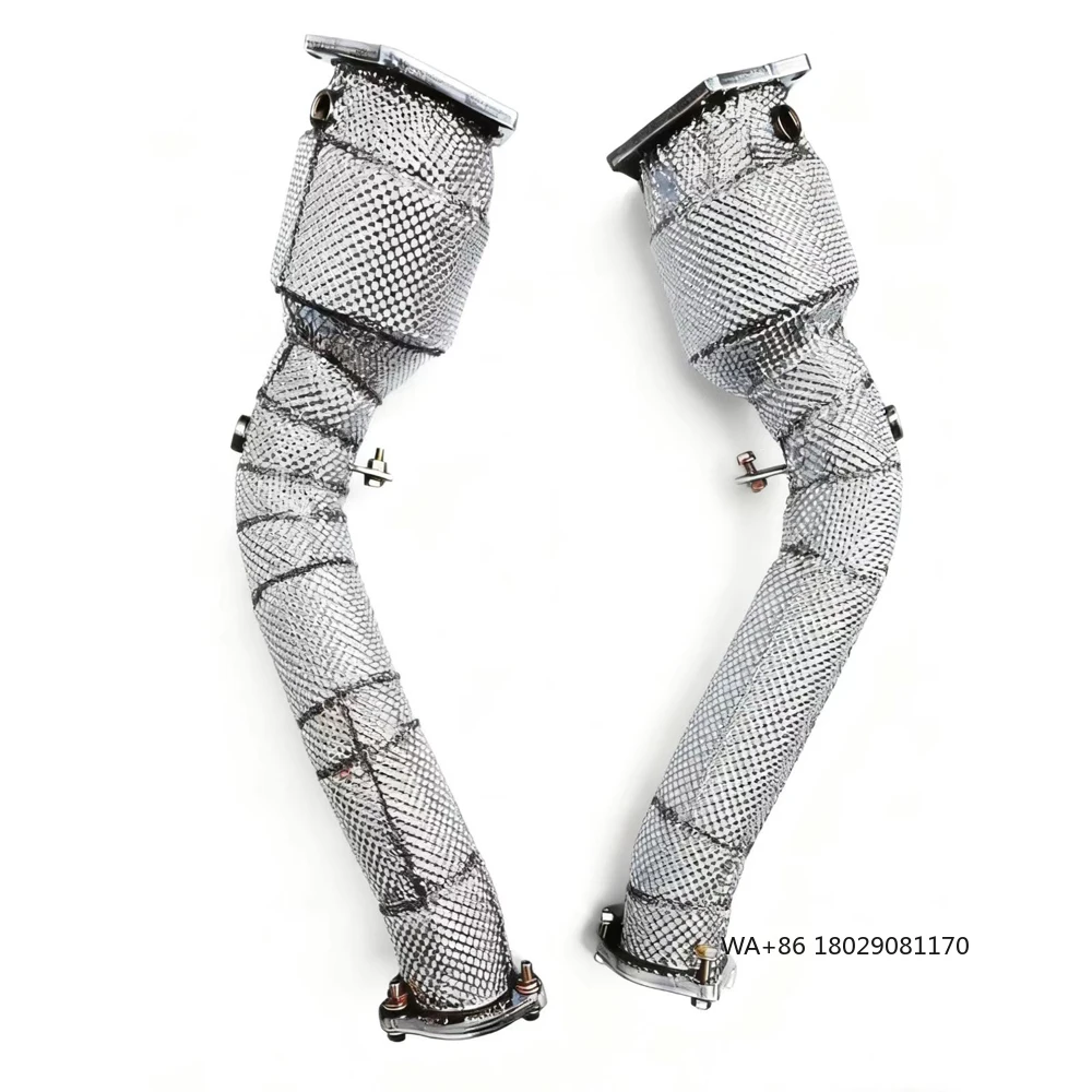 

Exhaust Pipe High Quality Stainless Steel Downpipe for 958/958.1/958.2 Turbo 4.8T 2011-2017 Straight Pipe Exhaust