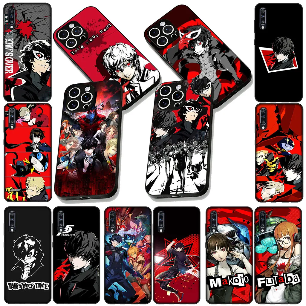 P5s P-Personas 5, игровой чехол для телефона Motorola Moto G05 G04 G14 G35 G34 G45 G55 G64 G75 G85 G24 G15 G54 Power Casing