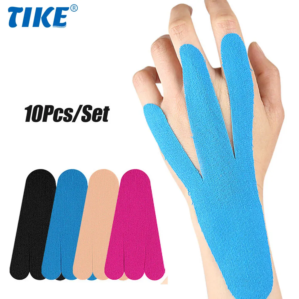 

10Pcs/Set Precut Kinesiology Tape for Hand Arches Plantar Fasciitis Running, Waterproof Breathable, Hypoallergenic Athletic Tape