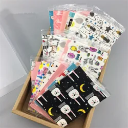 100Pcs DIY Handmade Nougat Oil Paper Milk Candy Taffy Wrapper Children Birthday Xmas Party Decor Packaging Supplies
