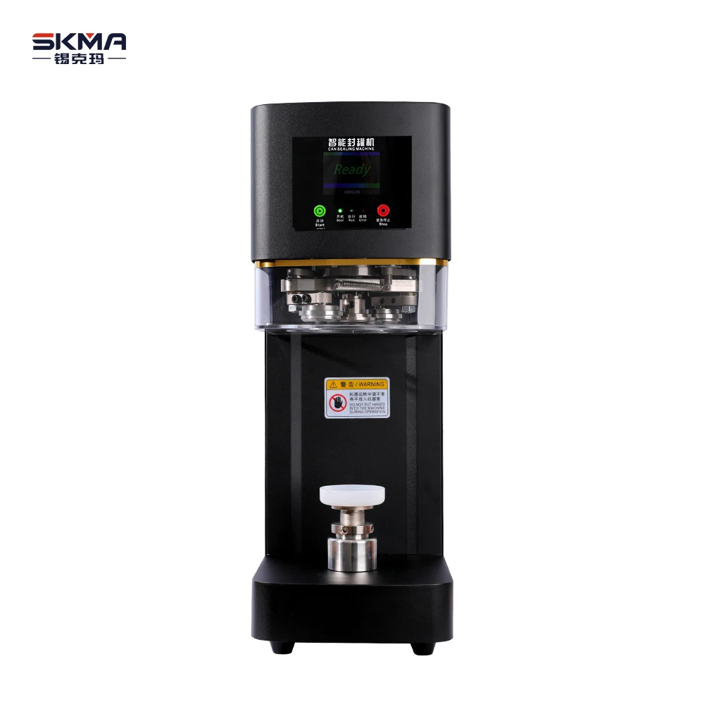 CE Certification Automatic Electric Pet Can Sealing Machine Bubble Tea Coffee Juice 110V 120V Can Sealing Machine
