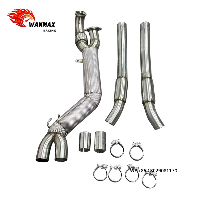 

Mid Pipe for G80 G82 Delete Secondary Cats 304 Stainless Steel