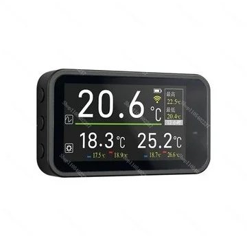 

Wireless Car Thermometer Electronic Luminous Display Digital Temperature Gauge for Vehicle