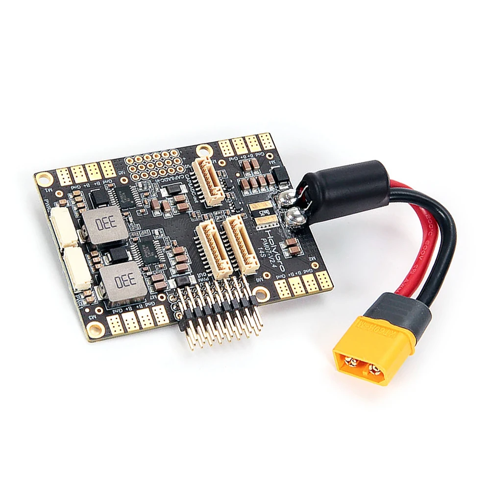 โมดูลจัดการพลังงาน HolyBro PM07 พร้อม UBEC 5V 2-12s สำหรับ Pixhawk 4 PX4 Flight Controller อะไหล่โดรนแข่ง RC FPV