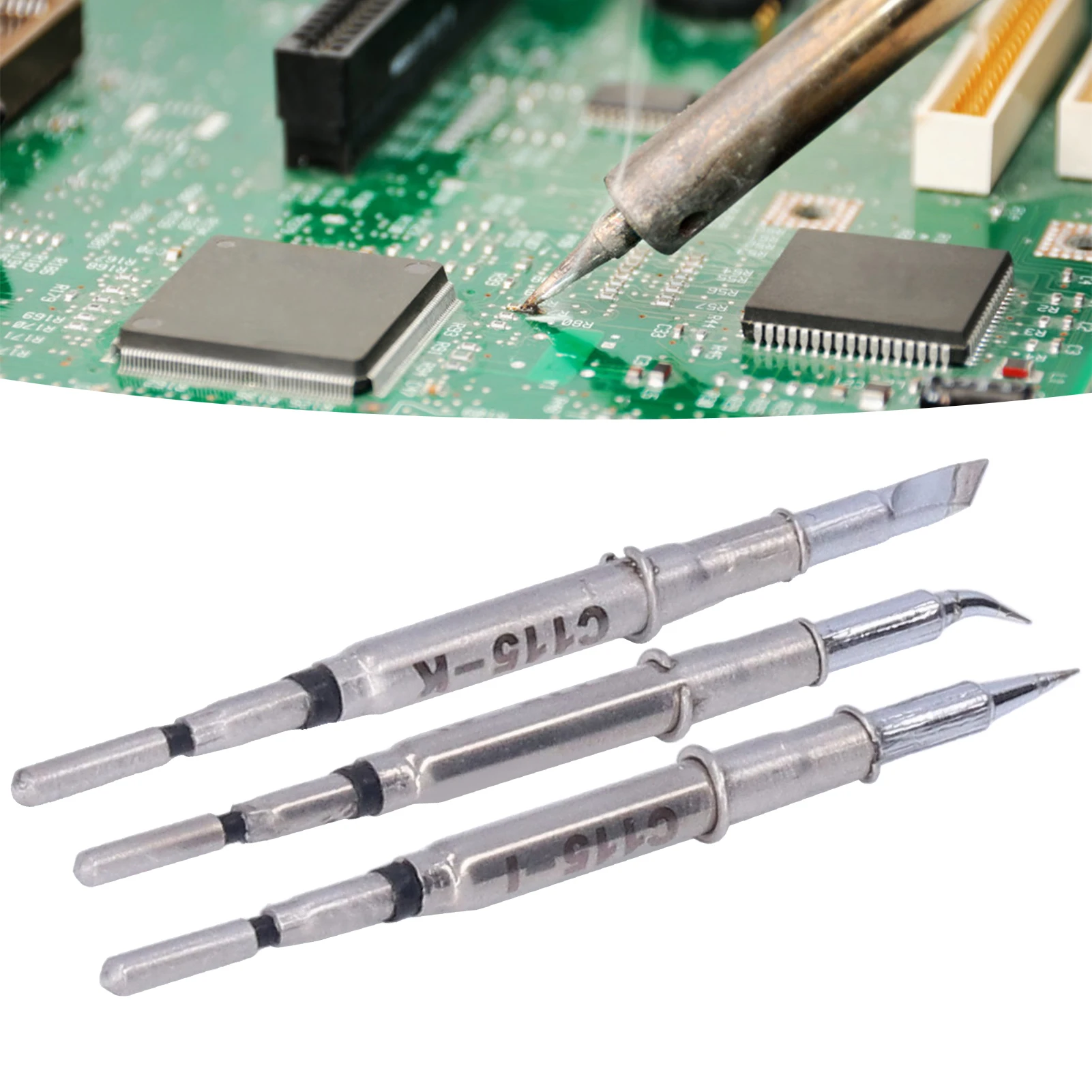 

NT115‑A Compatible High Performance Soldering Welding Accessory Iron Tip for Precision Electronics Repair and PCB Rework