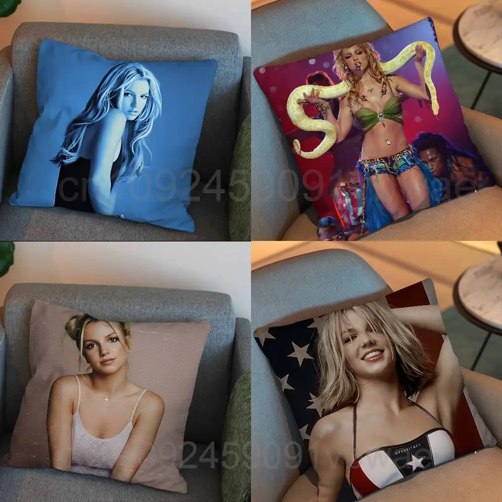 

Toxic B Pop Britney Spears Cushion Cover Suitable For Sofa Car Bedroom Office Cushions Decorative Pillow Case