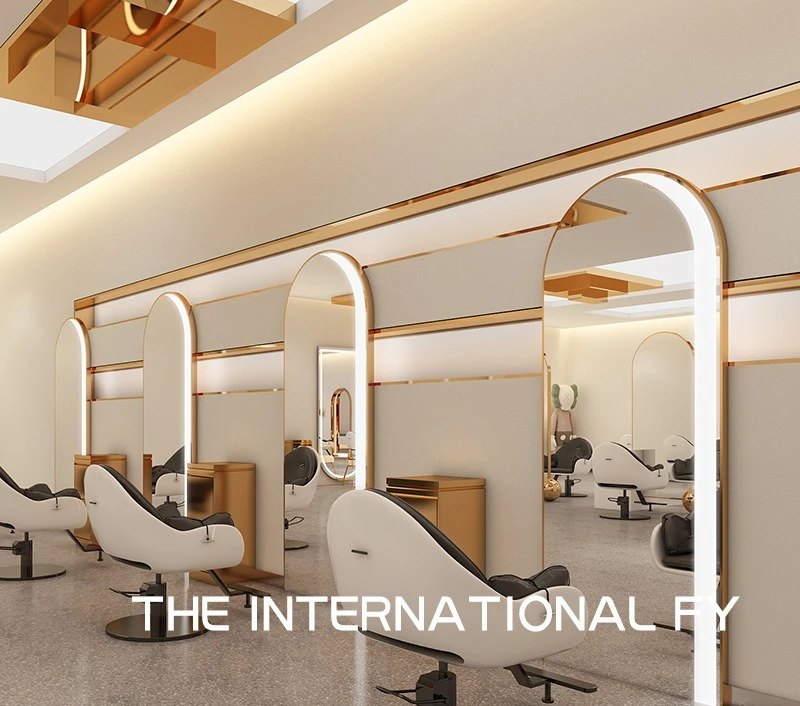 

Internet celebrity hair salon special barber shop single-sided wall-mounted mirror wall-mounted