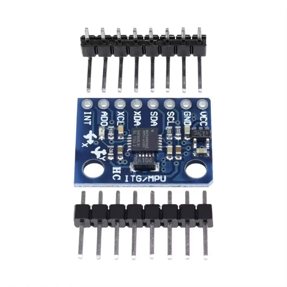 GY-521 MPU6050 3-Axis Accelerometer Gyro Module MPU-6050 6 DOF 6-Axis Accelerometer DIY Kit Compatible with 16-Bit AD Converter