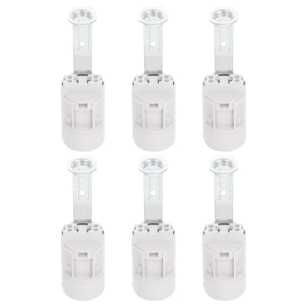 

Pendant Lamp Holder Bulb Socket Replacement Headband Candelabras White Copper