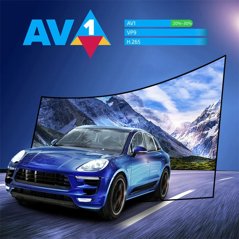 S905W2 2.4G &5G Wifi 4K Android 11 Smart TV Box TV98 Media Player Durable US Plug