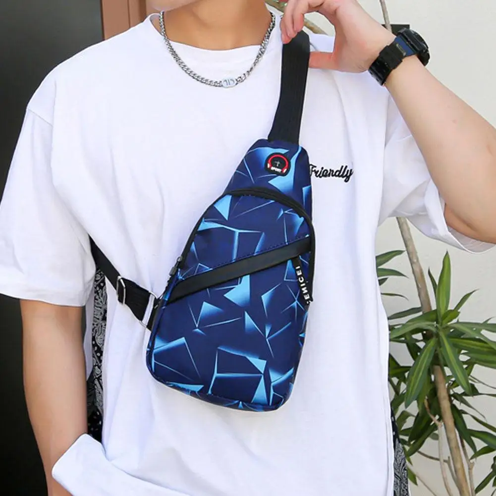 Chest Bag,Men's Casual Waterproof Crossbody Bag, Trendy Sports Bag, Multifunctional Small Bag, Shoulder Bag Wholesales