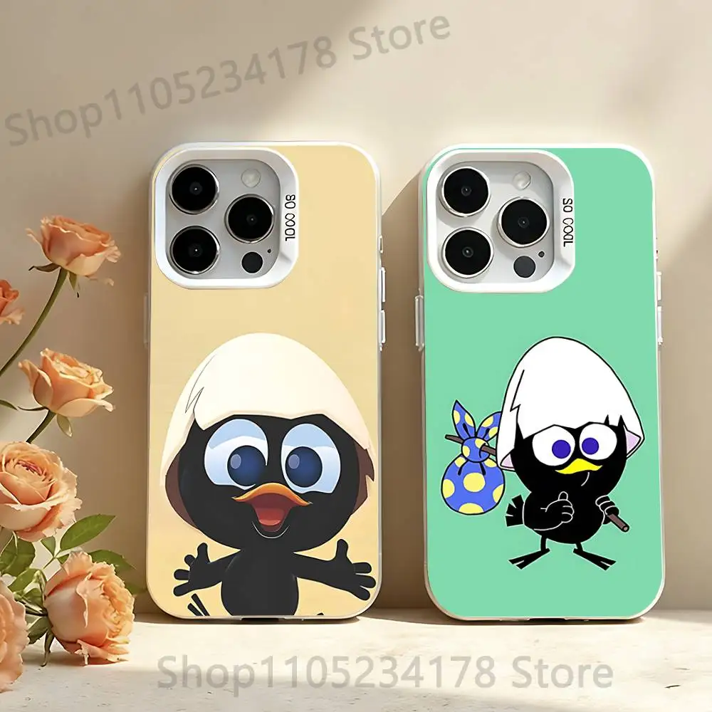 

Cute C-Calimero Phone Case For iPhone 17,16,15,14,13,12,11,Pro,Max,Plus,SE,Air,Mini Anti Fall White Bumper