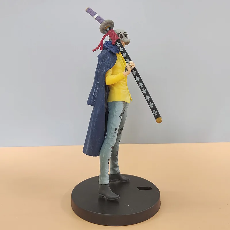 Patung Anime Jepang 20cm satu bagian DXF Wano Country Trafalgar Law PVC koleksi Model hadiah mainan