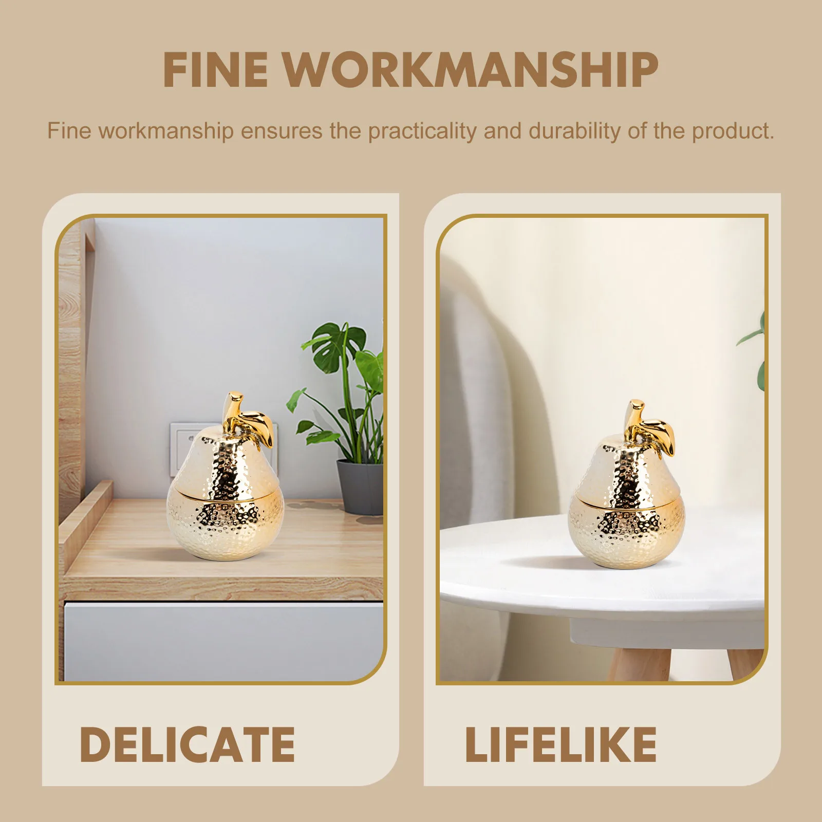 

Electroplated Storage Container with Tight Seal Lid for Food Preservation Moisture Proof Candy Container Multi Function Kitchen