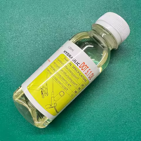 NFOX Mineral Oil DOT 5.1 Fluid 120ml/4.2oz Compatible Hydraulic Brake System Maintenance for Mountain Road Bike Electric Scooter