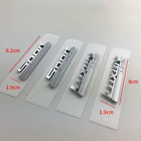 3D  Luxury Line Sport Line Fender Emblem for BMW 730 740 750 750Li Side Logo Car Styling Refitting Upgrade Sticker Chrome& Matte