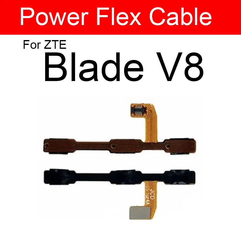 

For ZTE Blade V V6 Plus V7 V8 Mini Lite V9 Vita A3 A5 A7 2019 V580 A602 BA602 A510 Power Volume Side Key Button Repair Parts