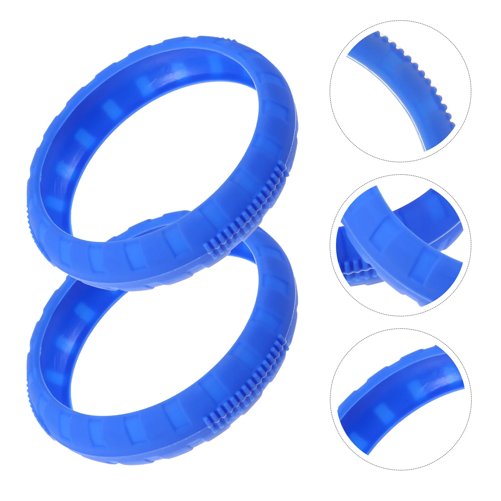 

2pcs Silicone Dumbbell Cover Anti-Skid Wear-Resistant Protective Sleeve For Fitness Equipment Home Gym Workout Accessory