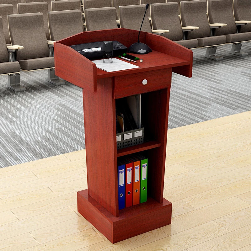 High Quality Podium Podium Speech Table Hotel Welcome Desk Reception Guide Information Desk Host Emcee's Desk
