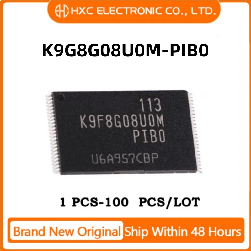 

1PCS/10PCS/50PCS/100PCS K9G8G08U0M K9G8G08U0M-PIB0 Brand New Original IC CHIP