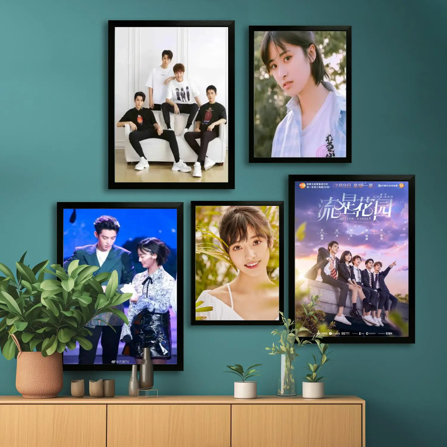 meteor garden tv play Canvas Art Poster and Wall Art, Picture Print, Modern Family Bedroom Decor, Posters,Decorative painting