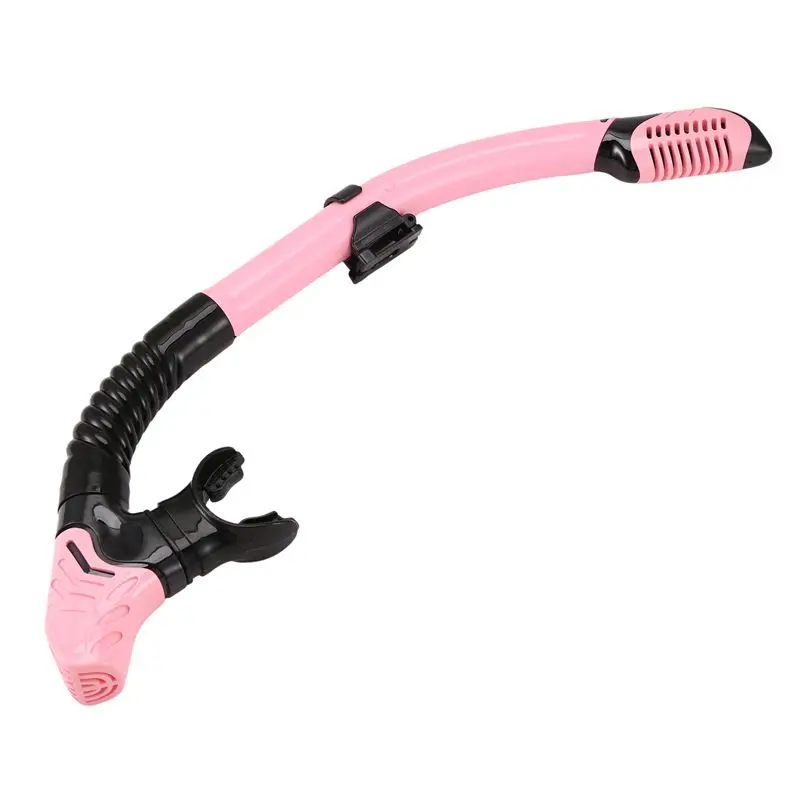 

B11A-Dry Snorkel Tube Easy Breath Scuba Diving Splash Guard Top Valve Swimming Underwater Equipment For Adults Men Women
