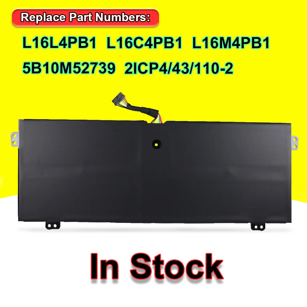 L16C4PB1 Laptop Battery For Lenovo Yoga 720-13IKB 720- 13IKBR 720-15IKB 730-13IKB 730-13IWL L16L4PB1 L16M4PB1 7.68V 48Wh