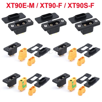 Vergaren XT90E-M Batterij Connector XT90E Stekker vergulde XT90/XT90S Vrouwelijke DIY Aansluiten Deel voor RC Vliegtuigen Drone