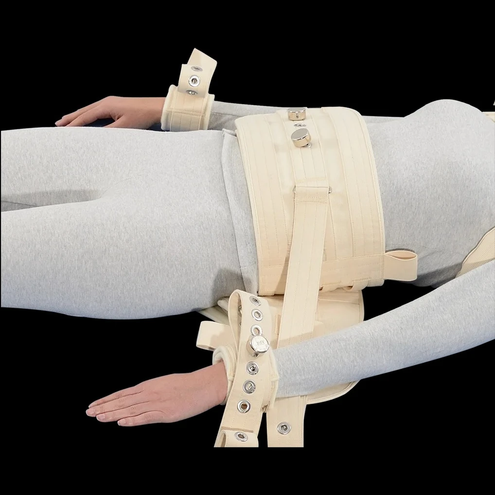 

Adjustable Medical Lumbar Belt Abdomen Fixed Stra Abdominal Magnetic Buckle Restraint Belt