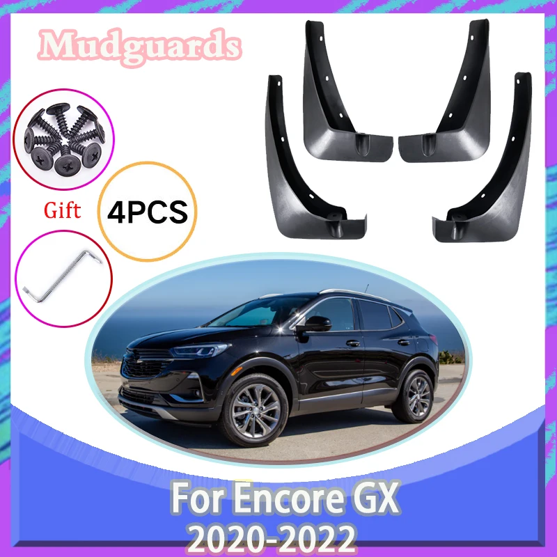 

Auto Mudflaps For Buick Encore GX 2020 2021 2022 Splash Mud Mudflap Flap Mudguard Soft Glue Fender Anti-scratch Car Accessories