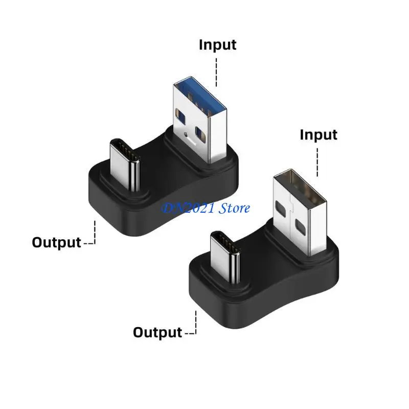 

F3KE USB C в USB3.1 Адаптер -конвертер передача данных 60WQC Зарядное разъем зарядки