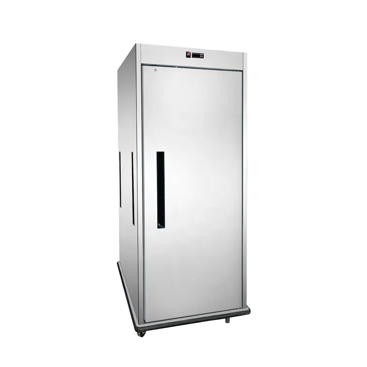 Heated Holding Cabinet Electric Food Warmer Trolley with Digital Display and Air Cooling