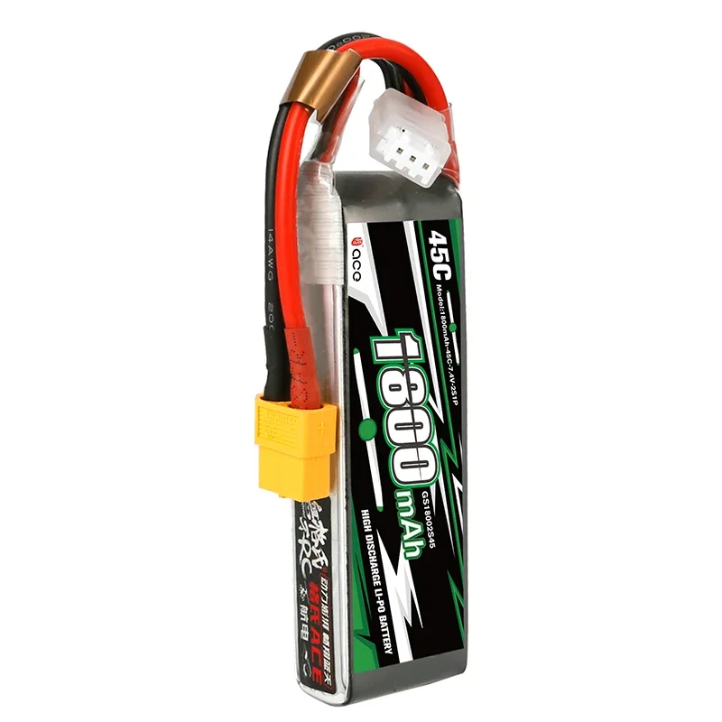 Gens ace-Batterie Lipo avec prise T/count60 pour importateur FPV RC, RFLY, 2000mAh, 2S, 3S, 7.4V, 11.1V, 20C, 30C, 45C