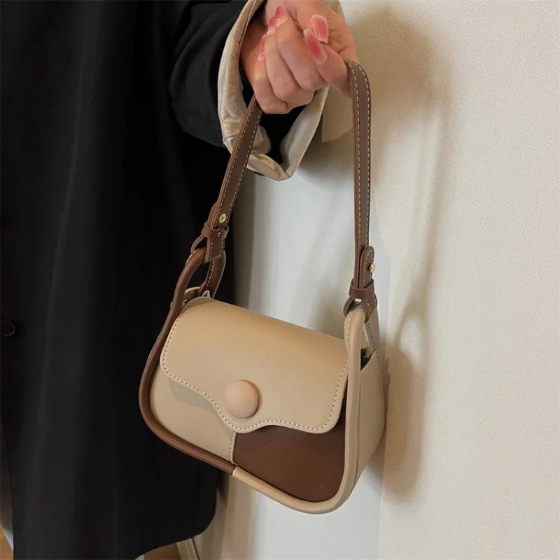 

Stylish Designer Diaper Bag Leather Ladies Handbag Fashionable Casual Simple High End Original Retro Crossbody Tote