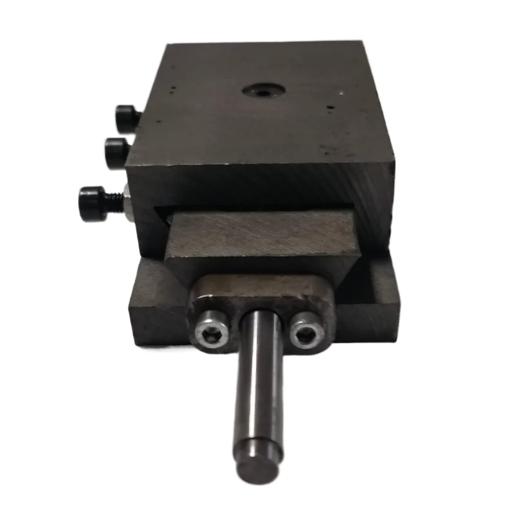 Single Axis Hand Crank Screw Slide Table Linear Motion Slider for DIY CNC Machine X Or Y Axis with 80mm Travel