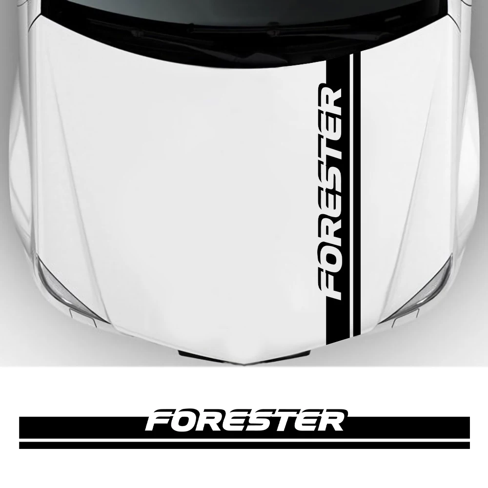 ملصقات غطاء السيارة لسوبارو فورستر SH SF SG غطاء المحرك التلقائي الفينيل فيلم بولي كلوريد الفينيل بونيه الديكور الشارات ضبط اكسسوارات السيارات
